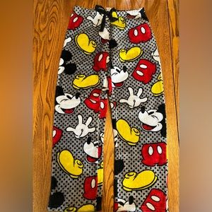 Mickey Mouse juniors fleece pajama bottoms